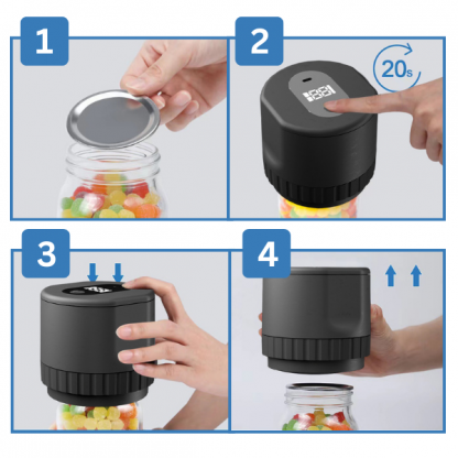 JARSEAL, Automatický vakuový uzávěr FreshSeal Pro - Image 2