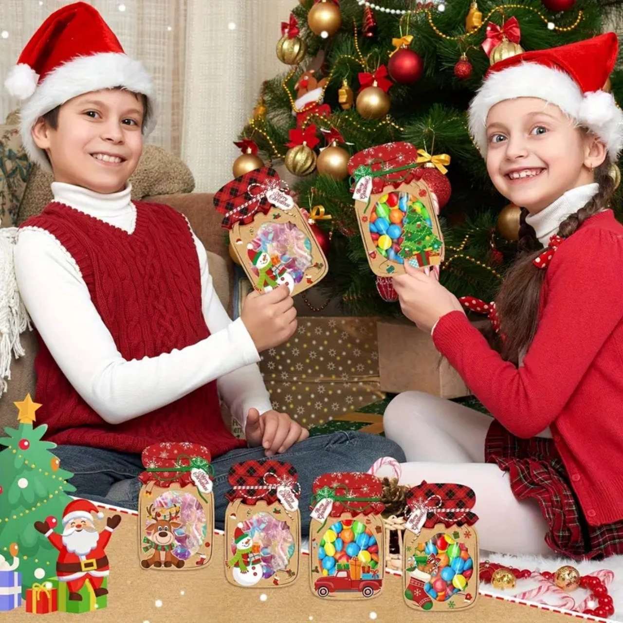 JarGifts, Vánoční sada dárkových karet (48 ks) - Image 4