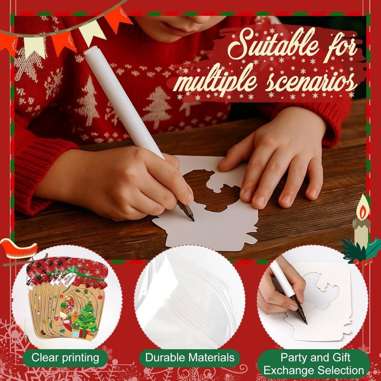 JarGifts, Vánoční sada dárkových karet (48 ks) - Image 8