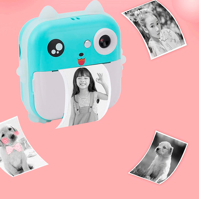 JumboPrintBundle, sada s okamžitou fotoaparátem pro tisk fotografií, 2 + 5 zdarma rolek papíru, USB kabel, zápěstní poutko a Micro SD karta - Image 4