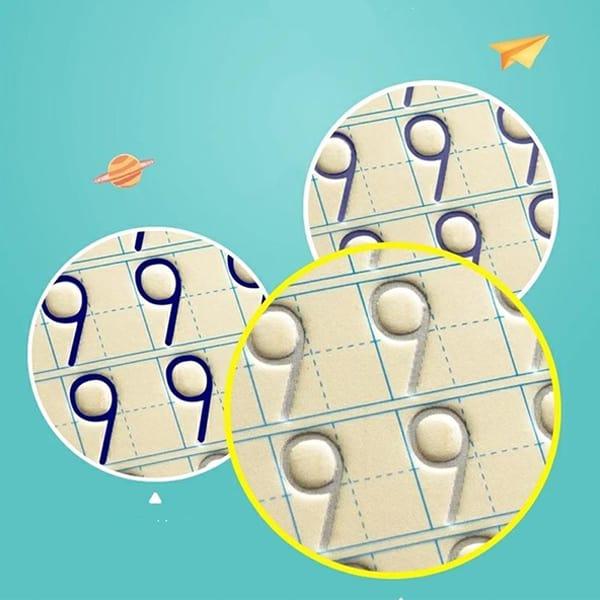 KidBook, 4-dílná sada pracovních sešitů na psaní a kreslení pomocí kouzelného pera, které se automaticky vymaže - Image 5