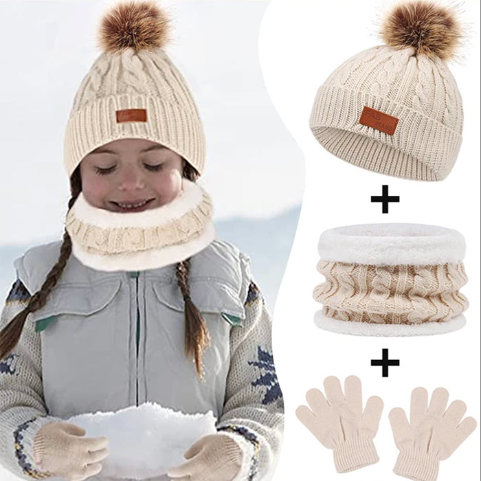 KnittSet, teplá zimní dětská sada - Image 3