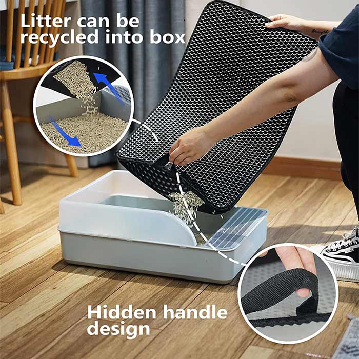 LitterMat, podložka pod kočičí stelivo, která zachycuje písek - Image 8