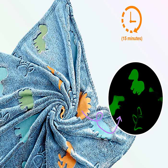LuminousBlanket, dětská deka, která svítí ve tmě - Image 3