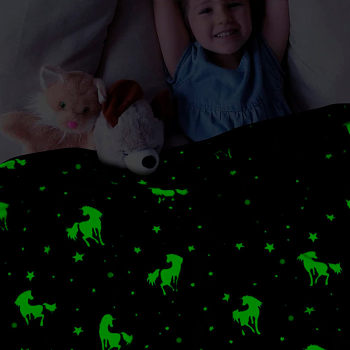 LuminousBlanket, dětská deka, která svítí ve tmě - Image 2