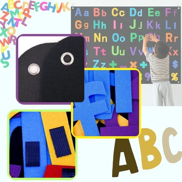 MSRIBOARD-ABC, Sada vyprávěcích podložek z filcu - Image 5