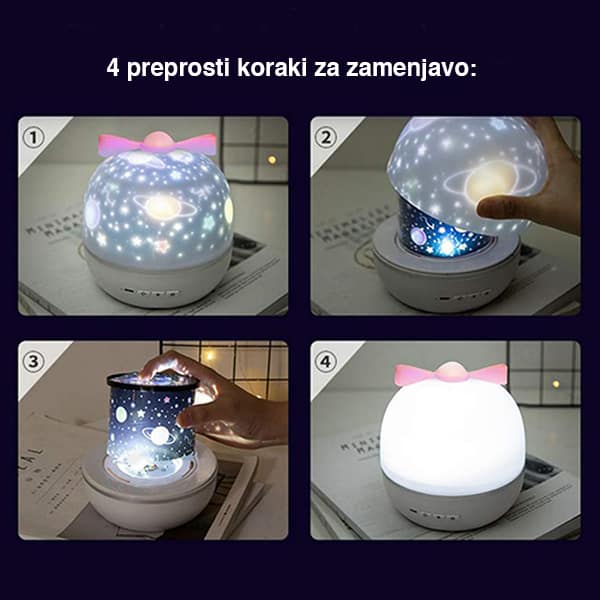 MagicLamp, dynamický projektor a lampa 2 v 1 se 6 různými scénami - Image 8