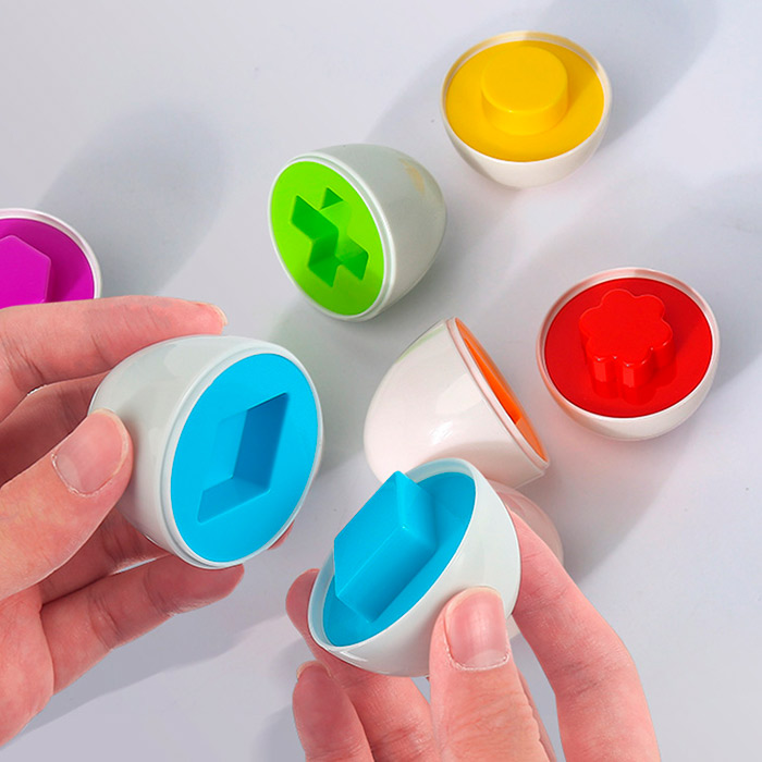MatchingEggs, didaktická hračka - sada s krabičkou a 12 vajíčky - Image 5
