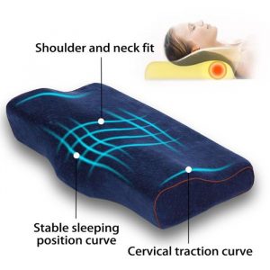 Hypoalergenní potah anatomického polštáře je měkký a hladký a poskytuje ochranu před roztoči a hromaděním bakterií.