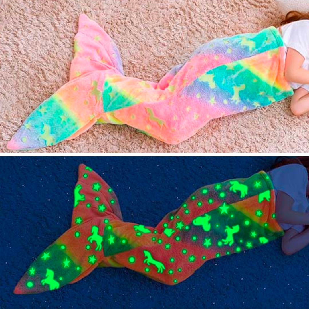 MermaidBlanket, deka v podobě ocasu mořské panny pro děti - Image 4