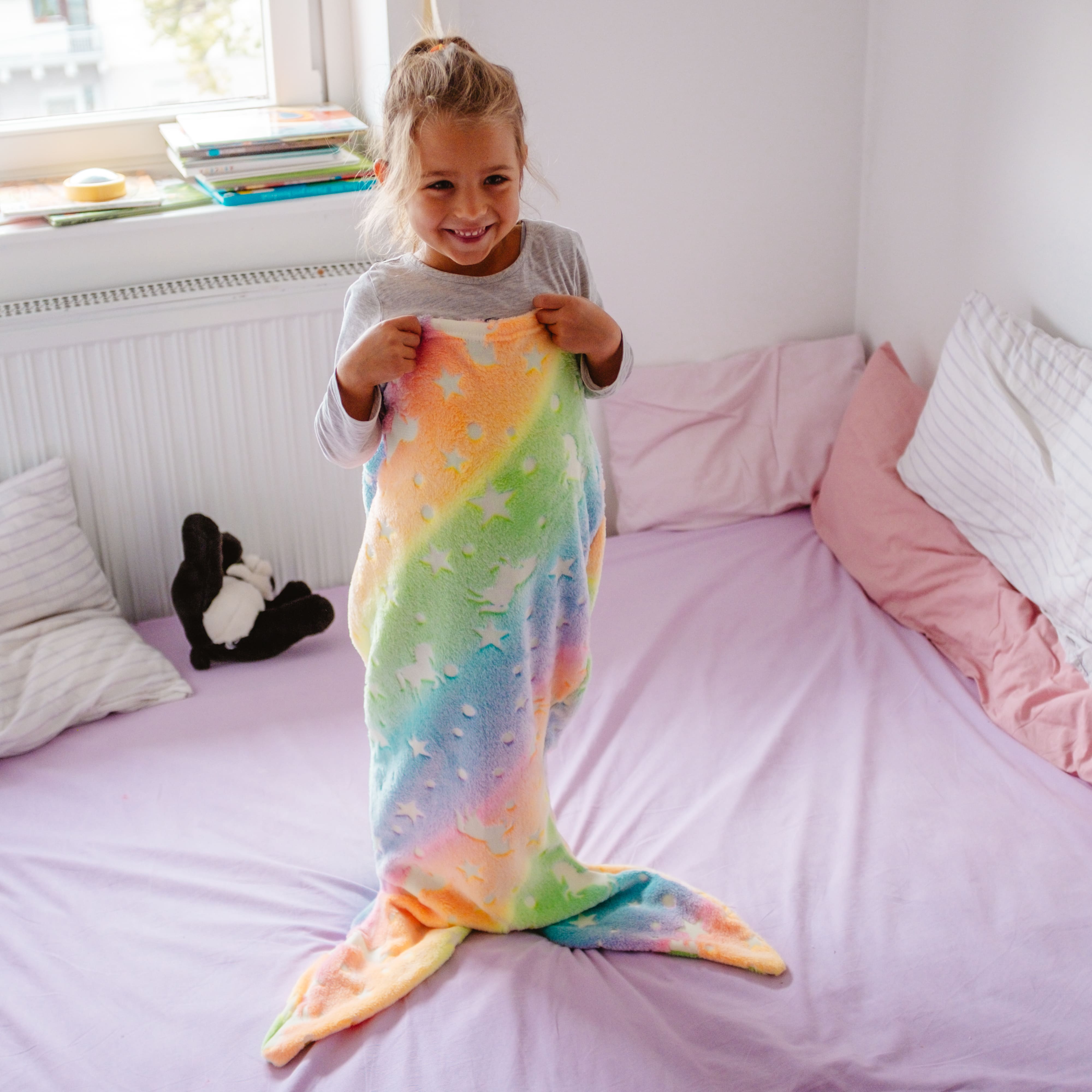 MermaidBlanket, deka v podobě ocasu mořské panny pro děti - Image 10