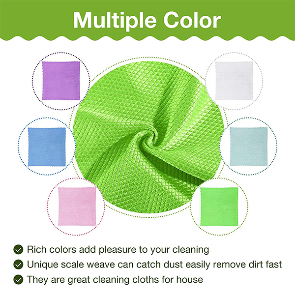 MicrofiberCloth, víceúčelová utěrka na čištění z mikrovláken (4 ks) - Image 9