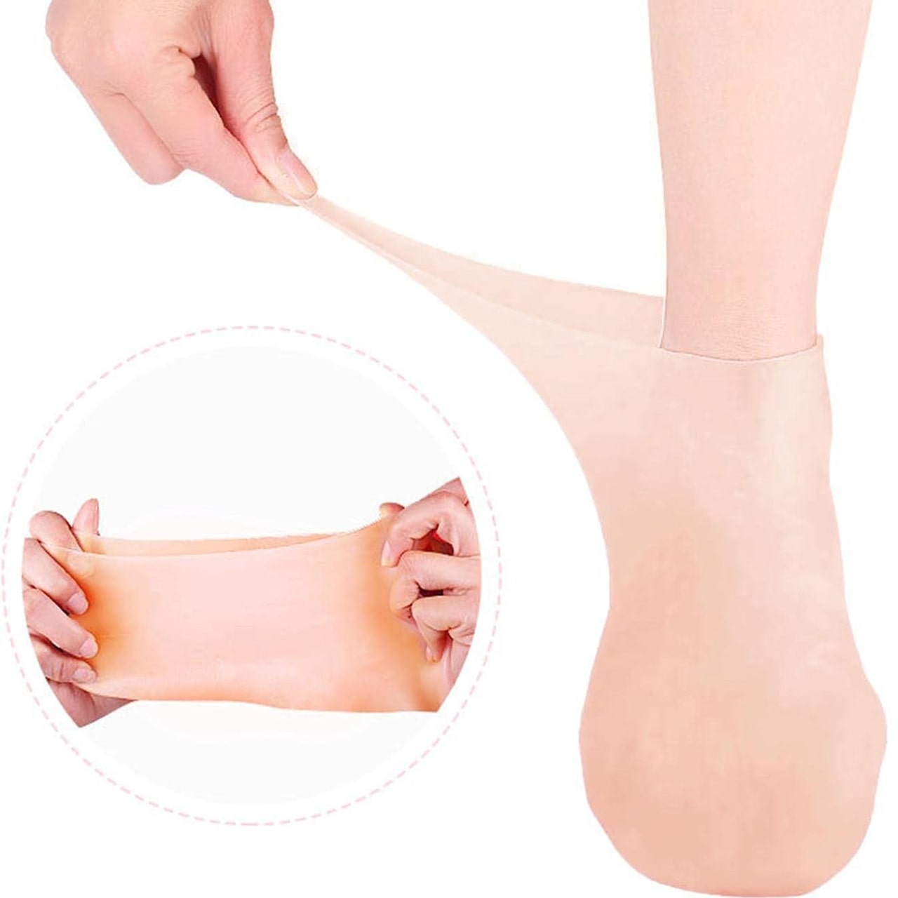 MoistMask, zvlhčující silikonové ponožky na péči o nohy (1+1 ZDARMA ) - Image 7