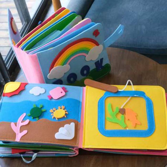 MontessoriBook, tichá kniha s různými aktivitami - Image 5