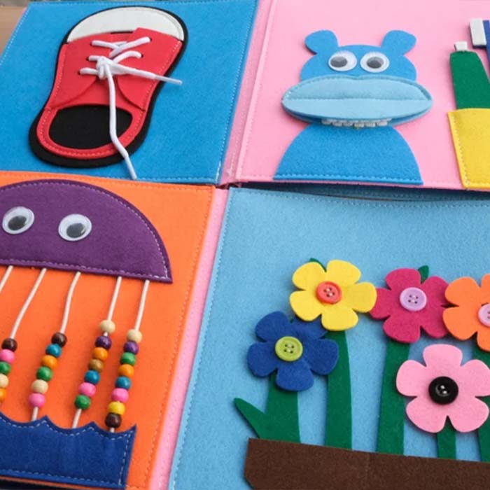 MontessoriBook, tichá kniha s různými aktivitami - Image 10