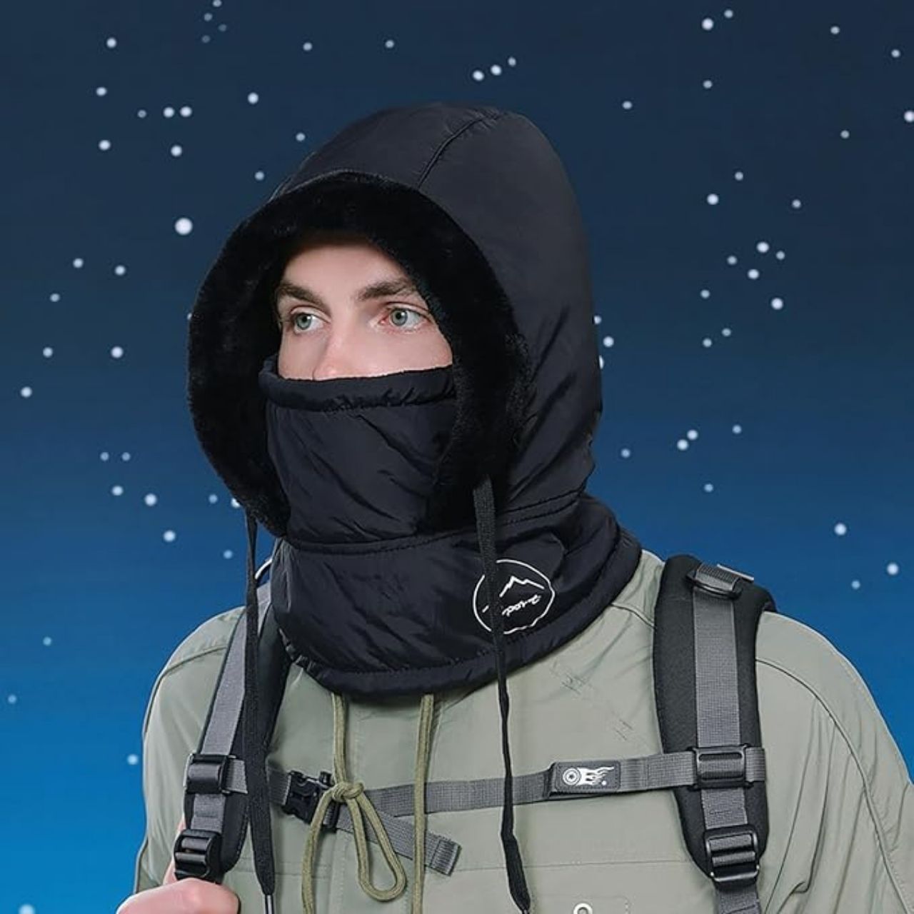 MuffHat, zimní čepice s šálou a maskou - Image 9