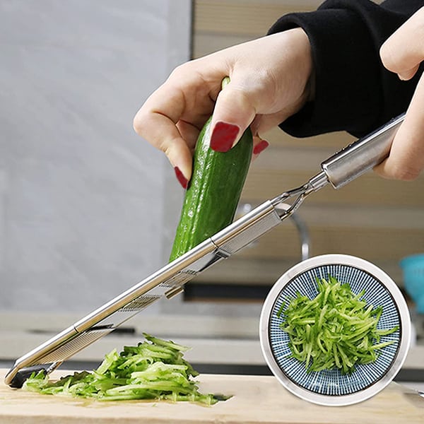 MultiSlicer, víceúčelový kráječ na zeleninu s ergonomickou protiskluzovou rukojetí a 3 různými čepelemi - Image 10