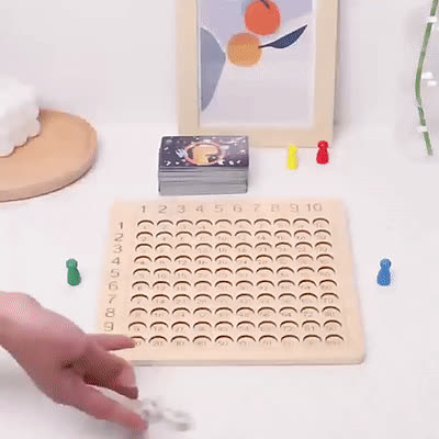 MultiplicationGame, desková hra s násobením do 100 - video