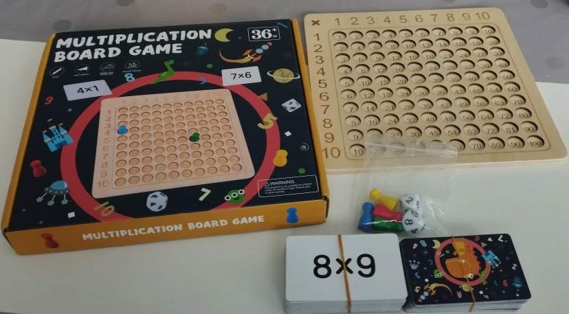 MultiplicationGame, desková hra s násobením do 100 - Image 7