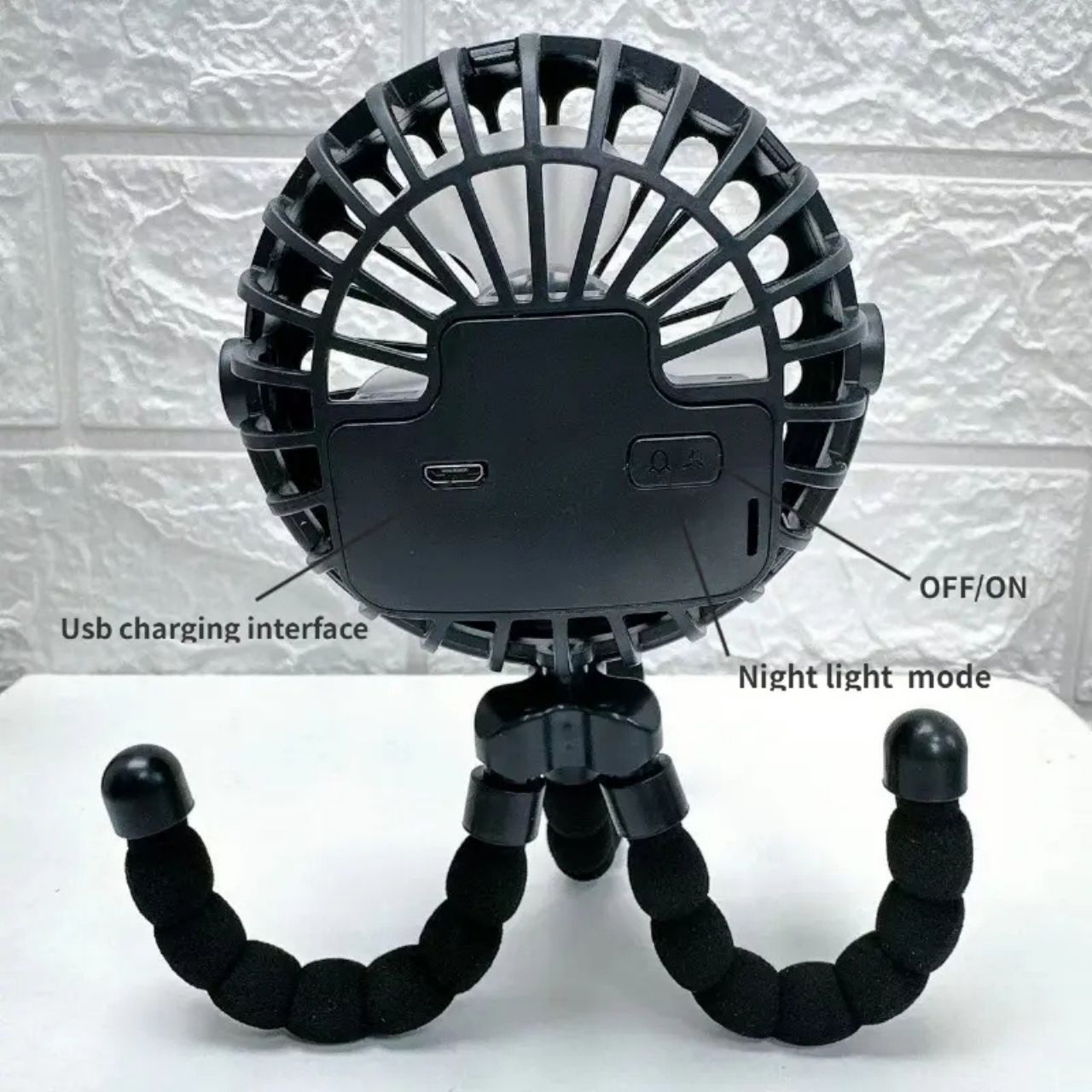 Octy, mini ventilátor s flexibilním stojanem - Image 7