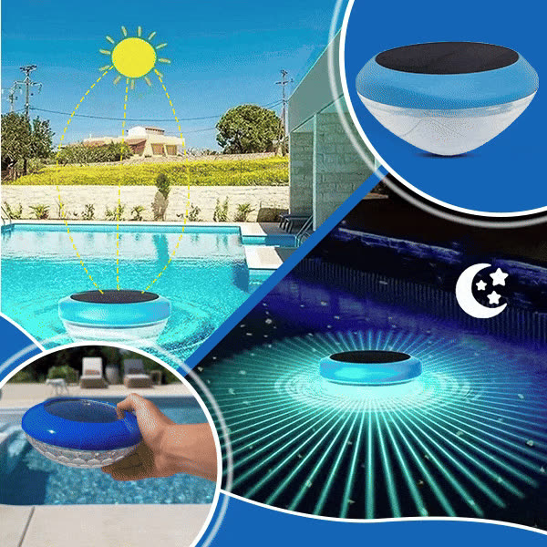 Solární světlo pro bazén nebo jezírko, POOLSOLAR - video