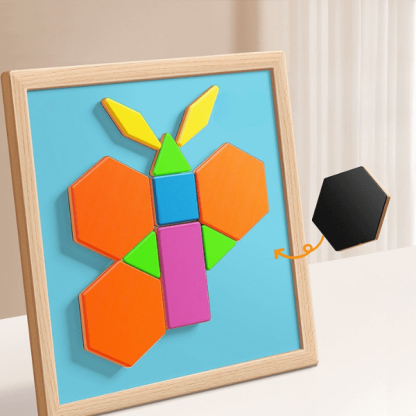 PUZZGEO, Magnetická dřevěná puzzle sada (225 kusů) - Image 3