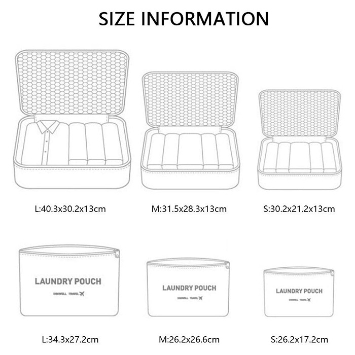 PackingBags, cestovní organizační tašky (6 kusů) - Image 2
