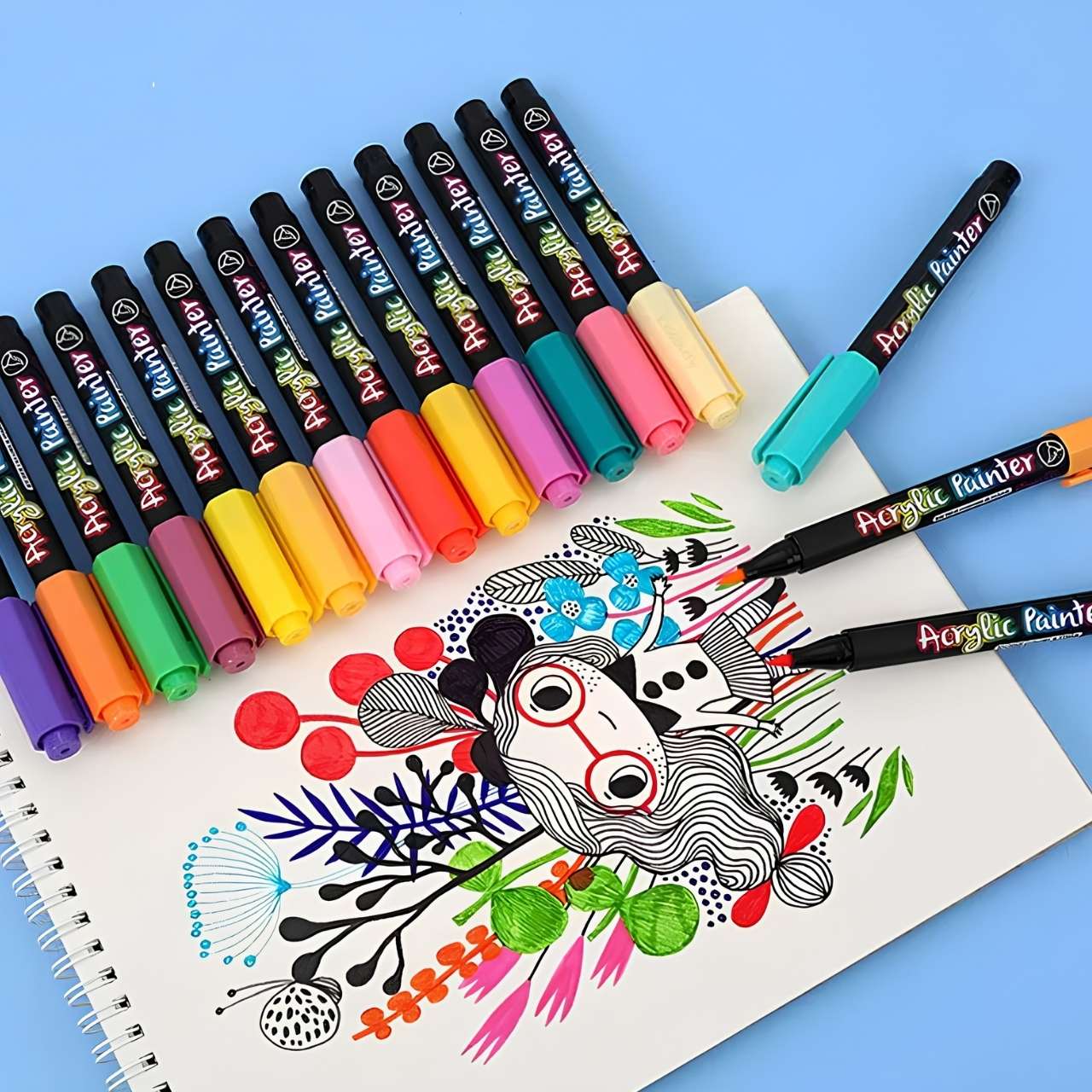 PaintAcrylic, akrylové fixy (12 kusů) - Image 9