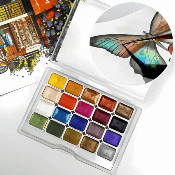 Palette, set 20 brilantních barev - video