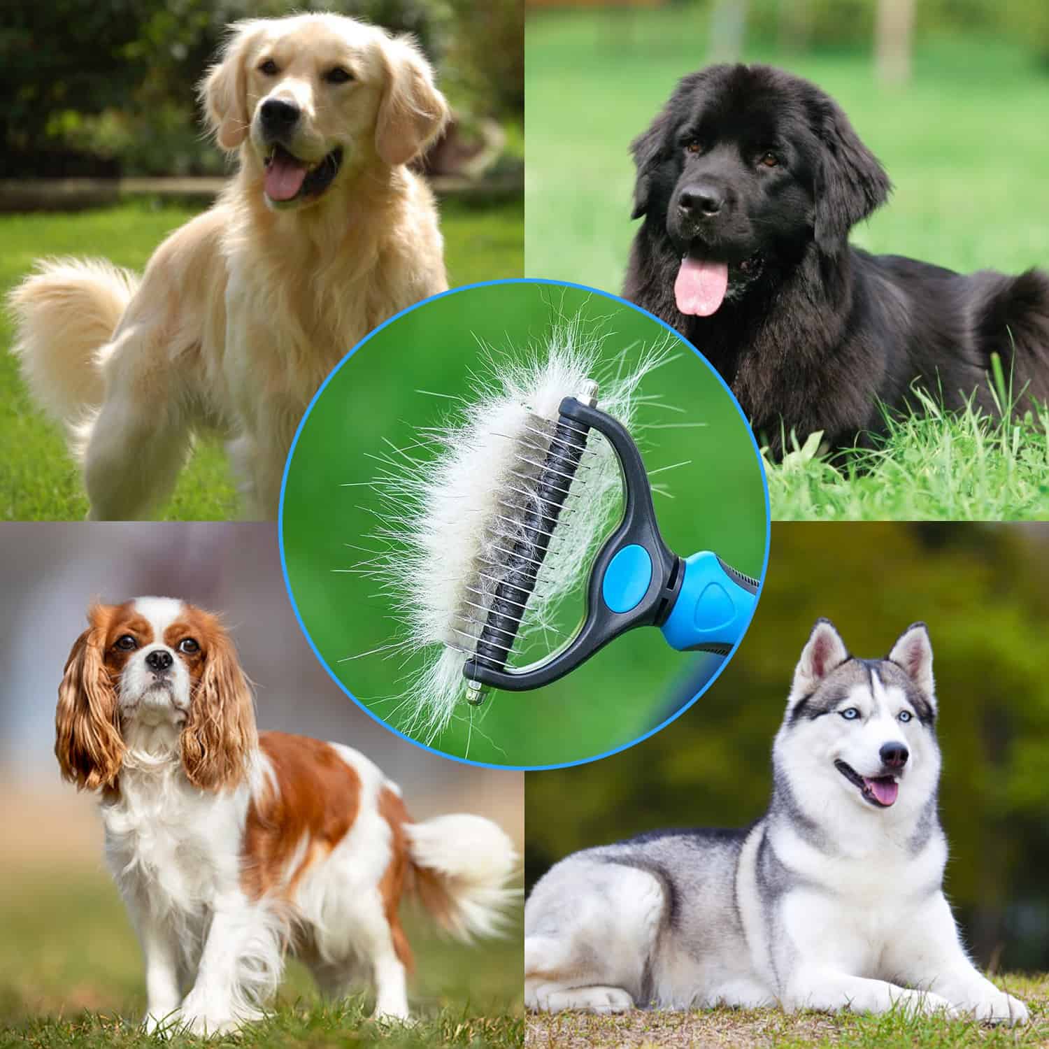 PetTangler, oboustranná kartáč na odstraňování chlupů a spodní srsti - Image 6