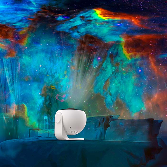 Planetárium, noční projektor, který zobrazuje 12 různých typů galaxií, souhvězdí a planet. - Image 2