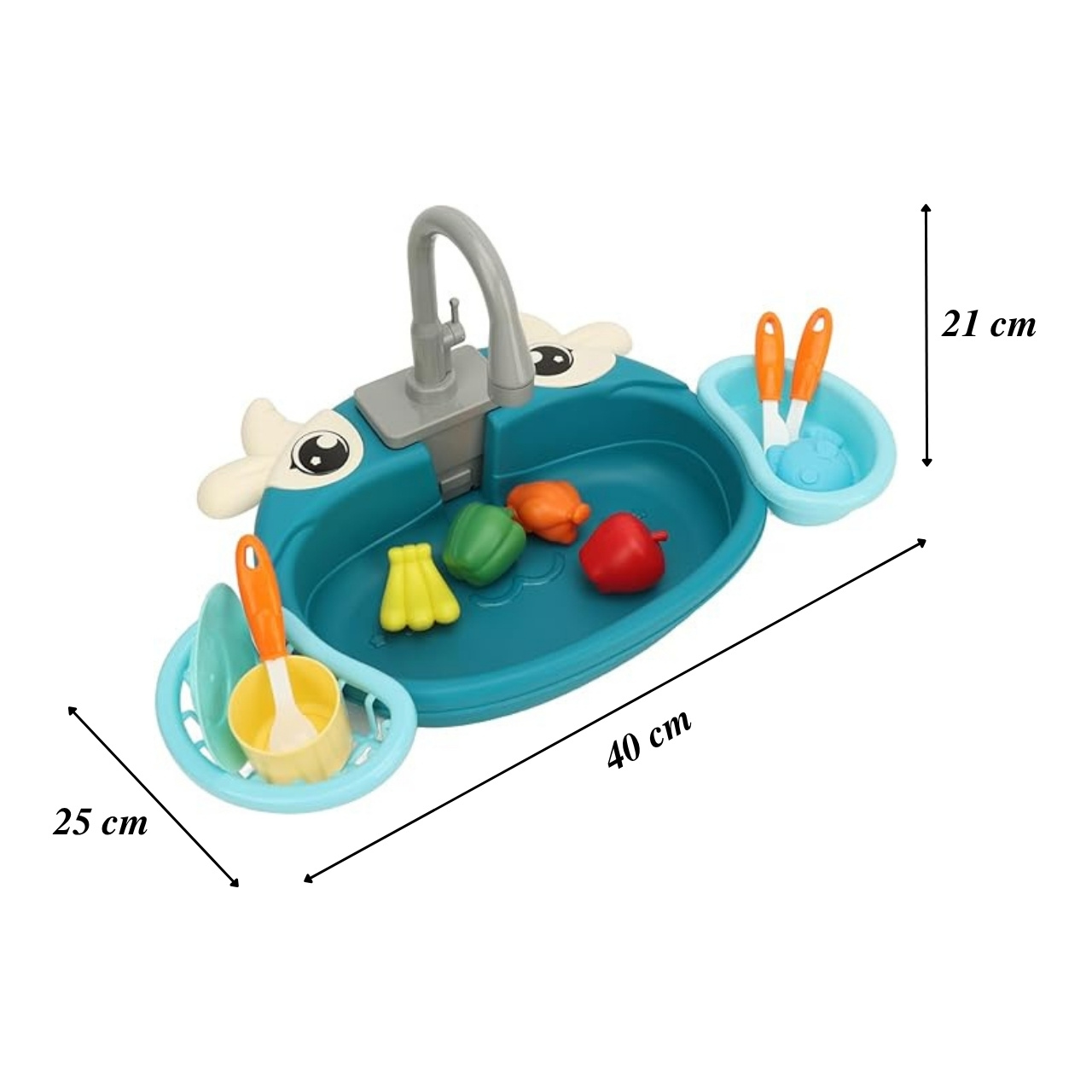 PlaySink, dětská kuchyňská sada s dřezem - Image 2
