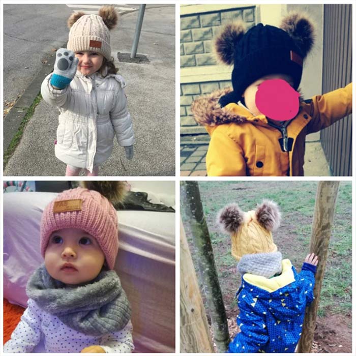 PomBeanie, dětská zimní čepice - Image 3