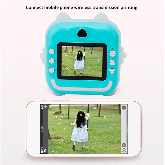 PrintBundle, set s okamžitou fotoaparátem, 2 kotouči papíru, USB kabelem, zápěstním řemínkem a Micro SD kartou - Image 5