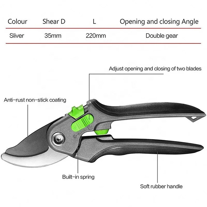 Pruner, nůžky na prořezávání a stříhání - Image 2