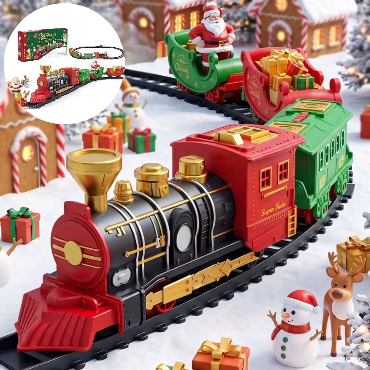 Vánoční vláček na baterie, RailTrain - Image 2