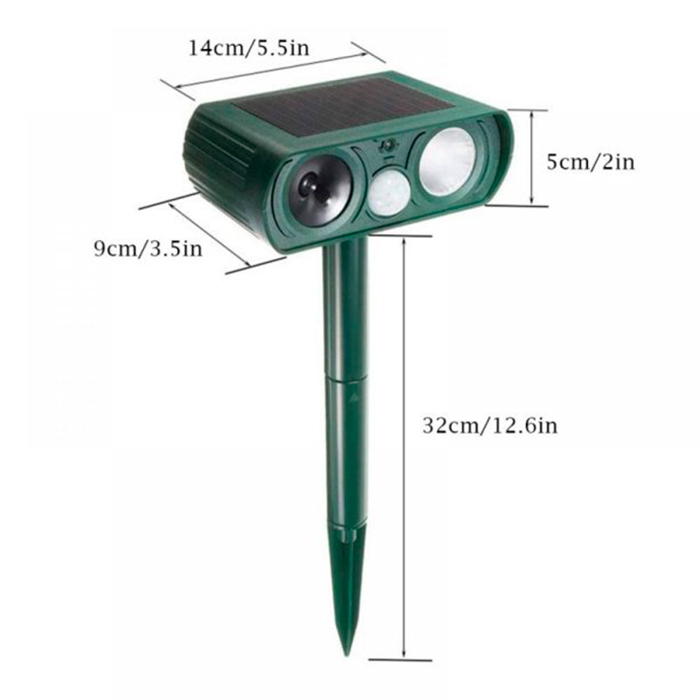 RepelentSensor, solárně napájený odpuzovač zvířat a škůdců na zahradě - Image 2