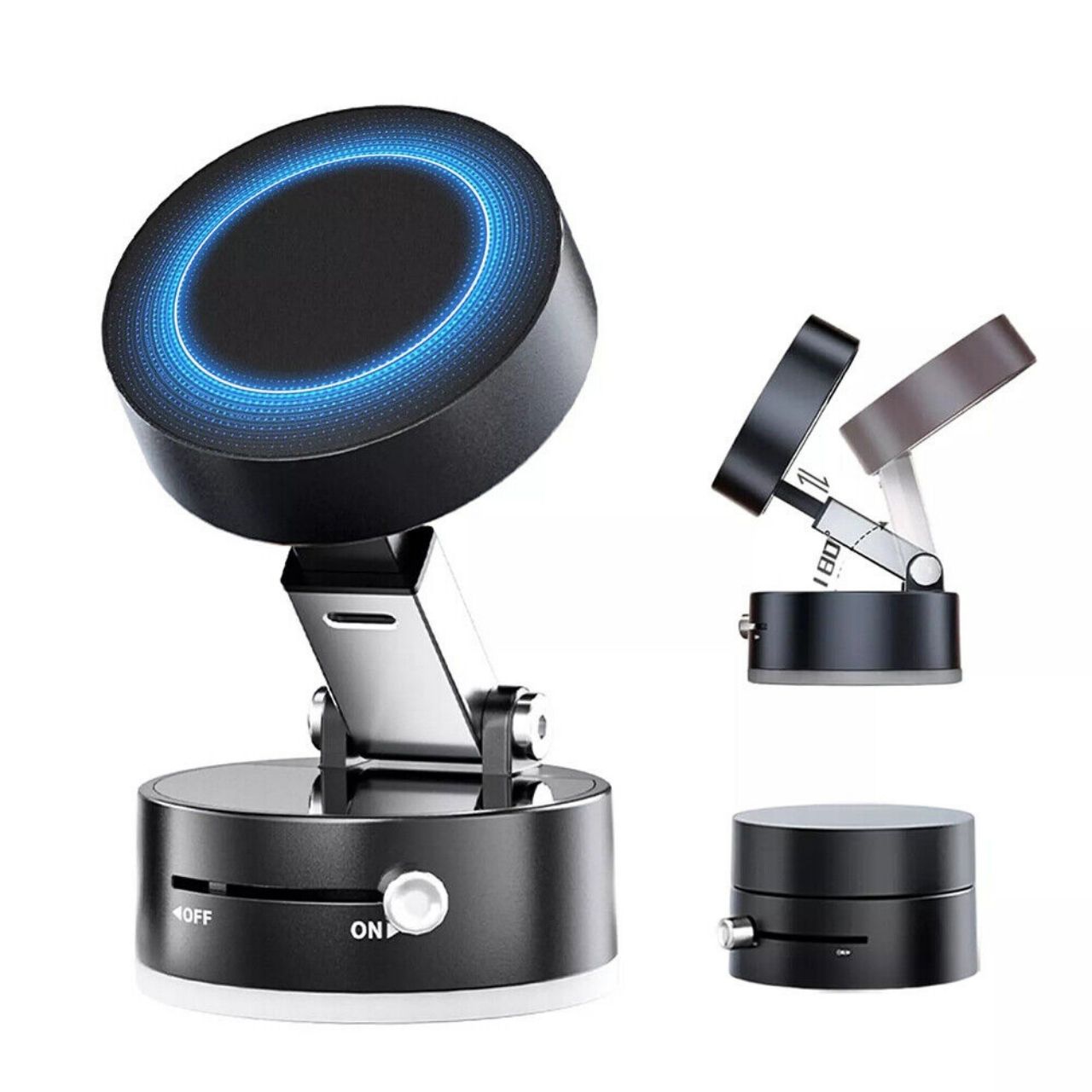 RingMag, univerzálně nastavitelný magnetický držák telefonu s vakuovou přísavkou - Image 9