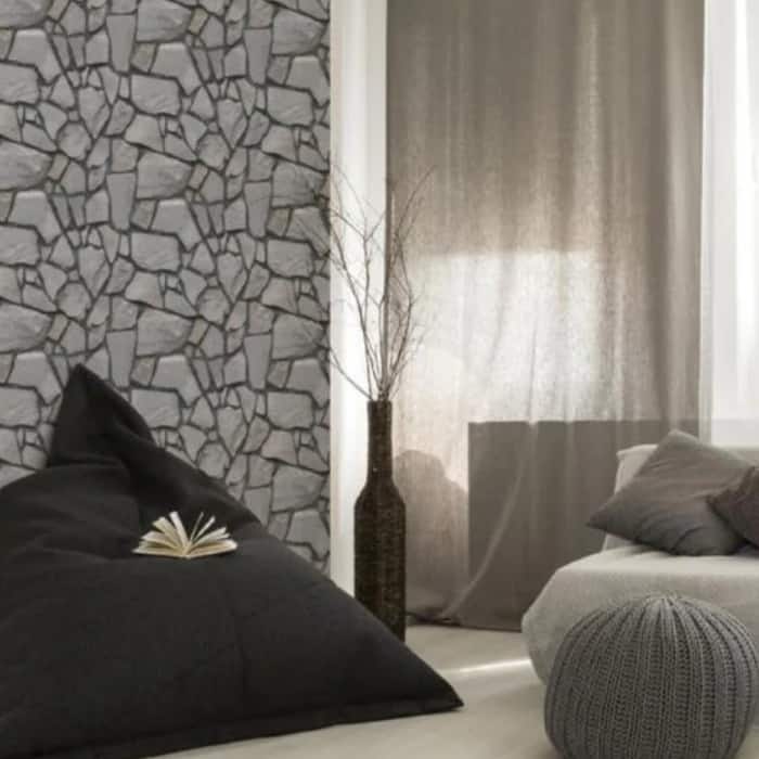 RocksWall, trojrozměrné nálepky na zeď s efektem skal (10 ks) - Image 3