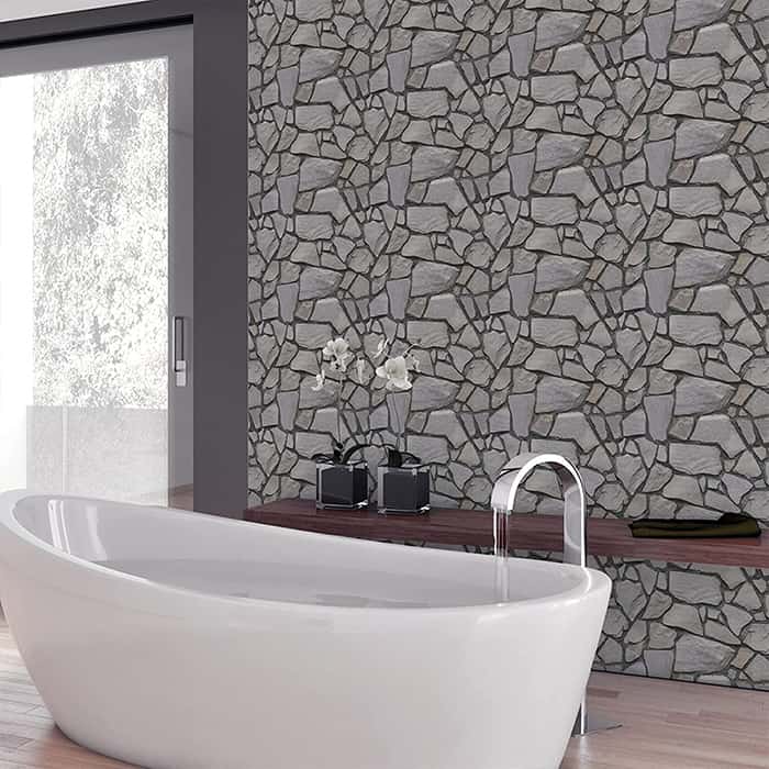 RocksWall, trojrozměrné nálepky na zeď s efektem skal (10 ks) - Image 5