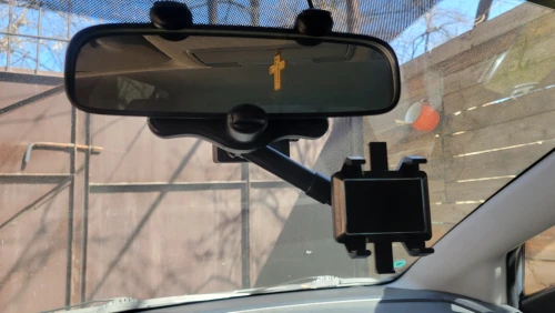 RotatableCarHolder, 360stupňový držák telefonu, který se montuje na zpětné zrcátko - Image 3