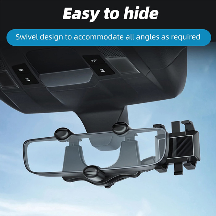 RotatableCarHolder, 360stupňový držák telefonu, který se montuje na zpětné zrcátko - Image 10