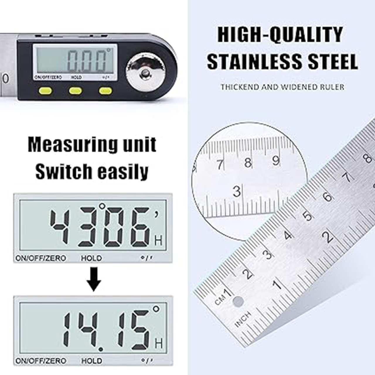Ruler, digitální úhloměr - Image 7