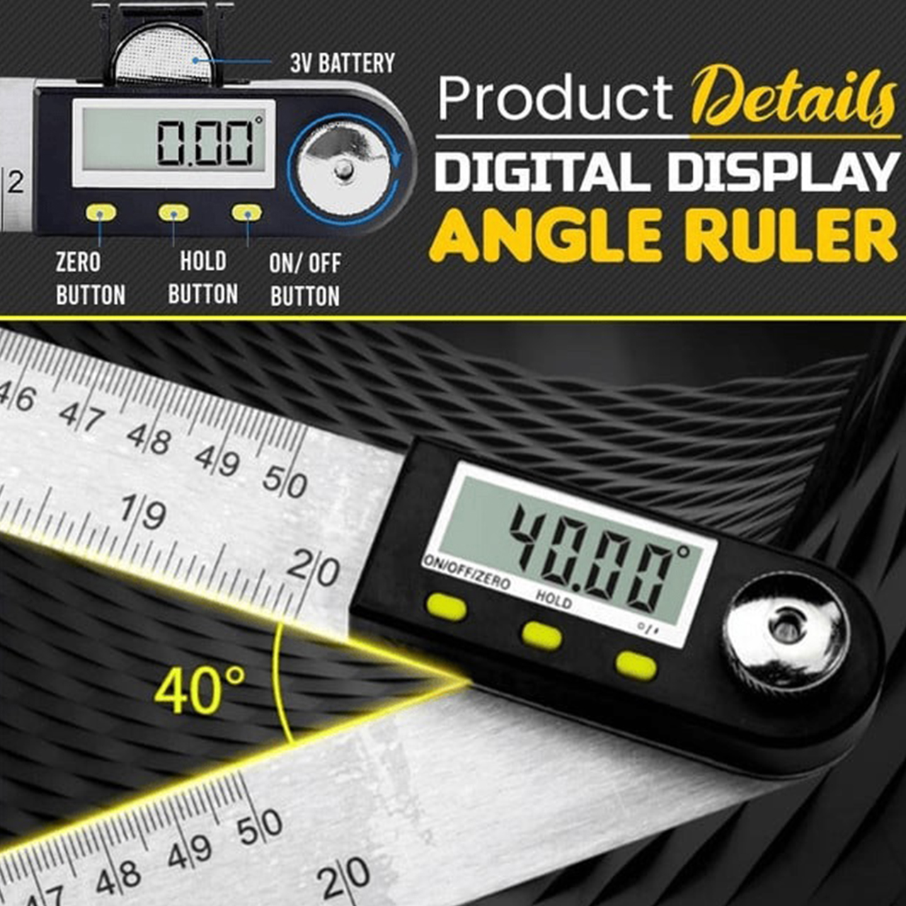 Ruler, digitální úhloměr - Image 9