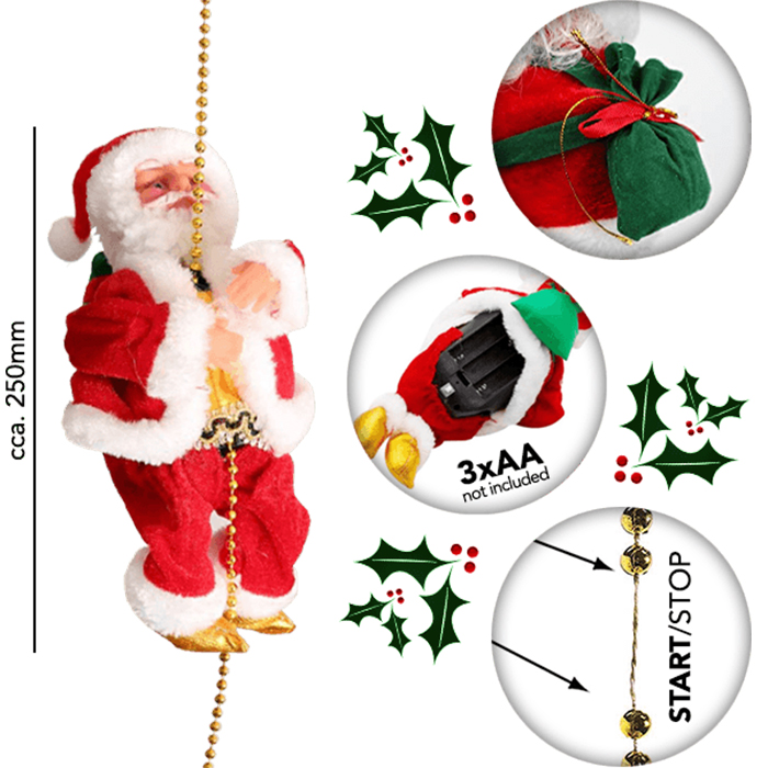 SantaStar, Santa, který přehrává hudbu a šplhá po laně - Image 6