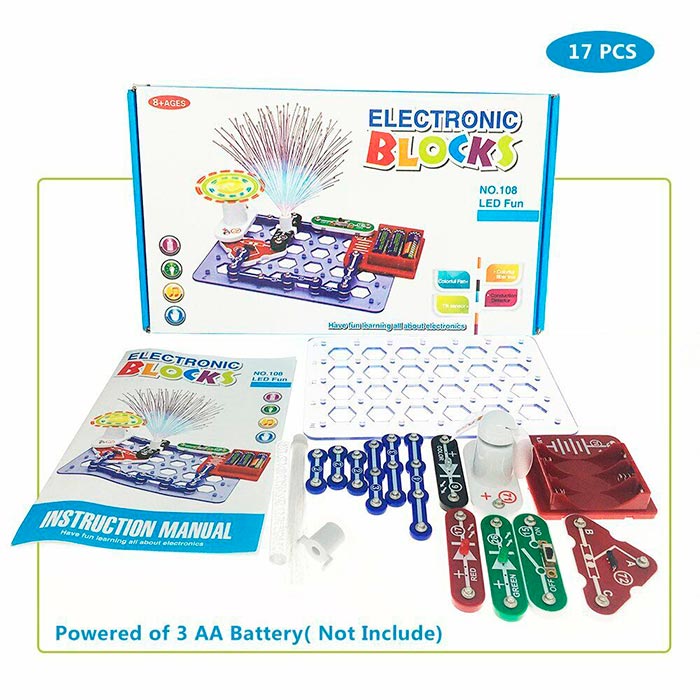 ScienceKit, didaktická hračka, kde dítě se učí základy elektřiny (17-dílný svět) - Image 2