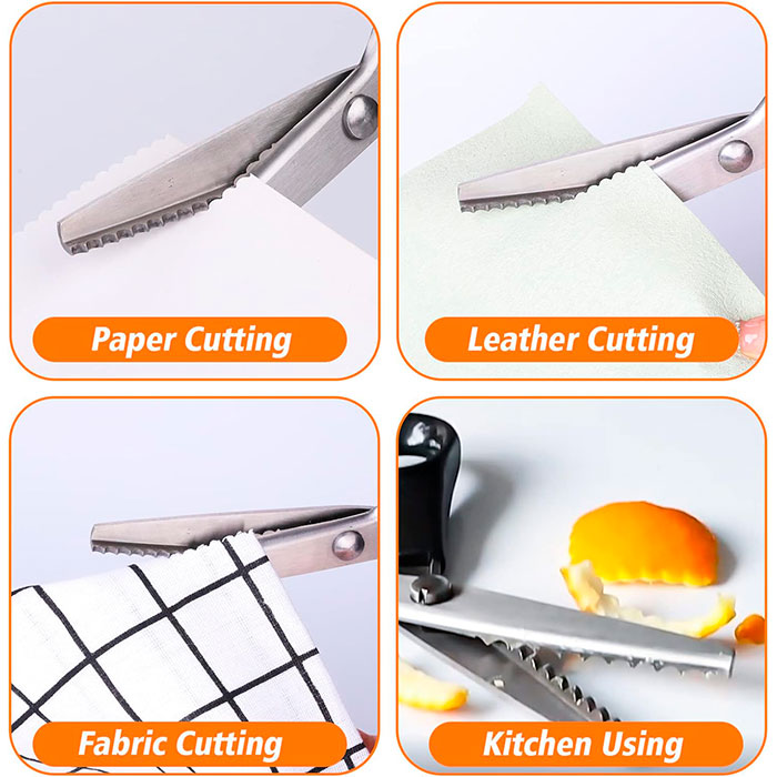 Scissors, vlnkové nůžky pro stříhání všech druhů materiálů - Image 5