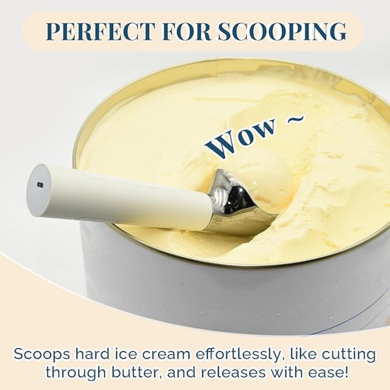 Scoop, elektrická a vyhřívaná lžíce na zmrzlinu - Image 5