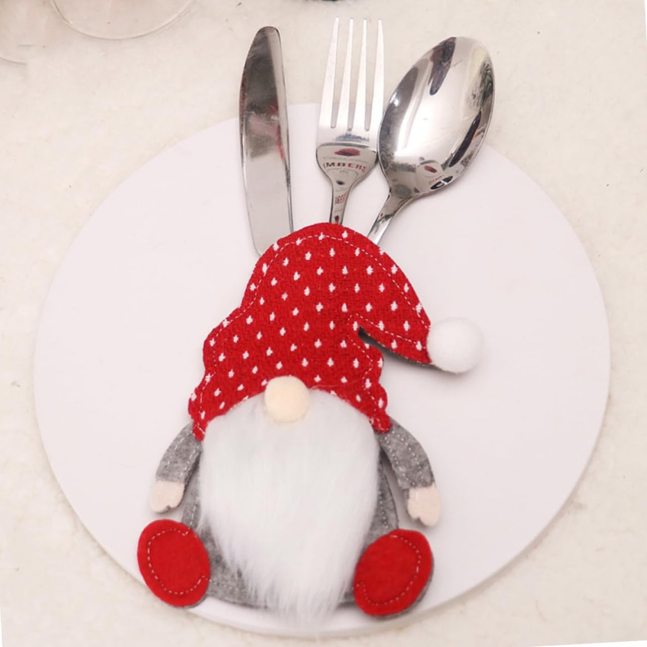 SetGnome, 3-dílná sada příborů ve tvaru skřítka - Image 1