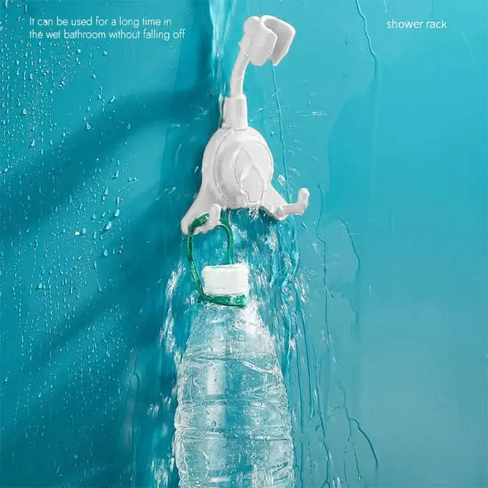 ShowerRack, držák sprchové hlavy s přidanými háčky na zavěšení - Image 7